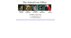 Desktop Screenshot of animalattorney.com